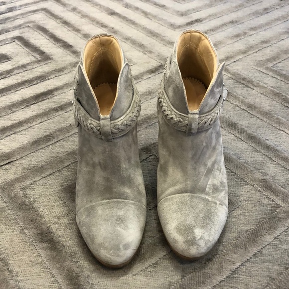 rag and bone grey booties